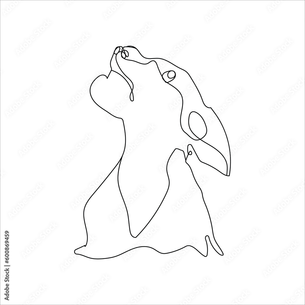 continuous line drawing a dog. dog simple line art. dog vector line art. continuous line drawing a dog. dog simple line art. dog vector line art.