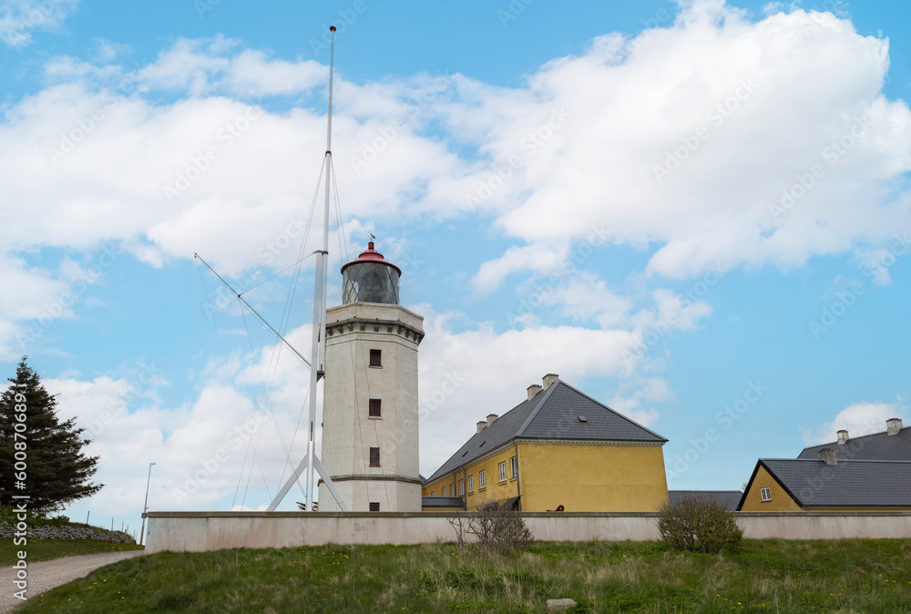 Hanstholm lighthouse was built in 1843 and was the first lighthouse on the west coast of Jutland. Hanstholm lighthouse establishment consists of nine buildings