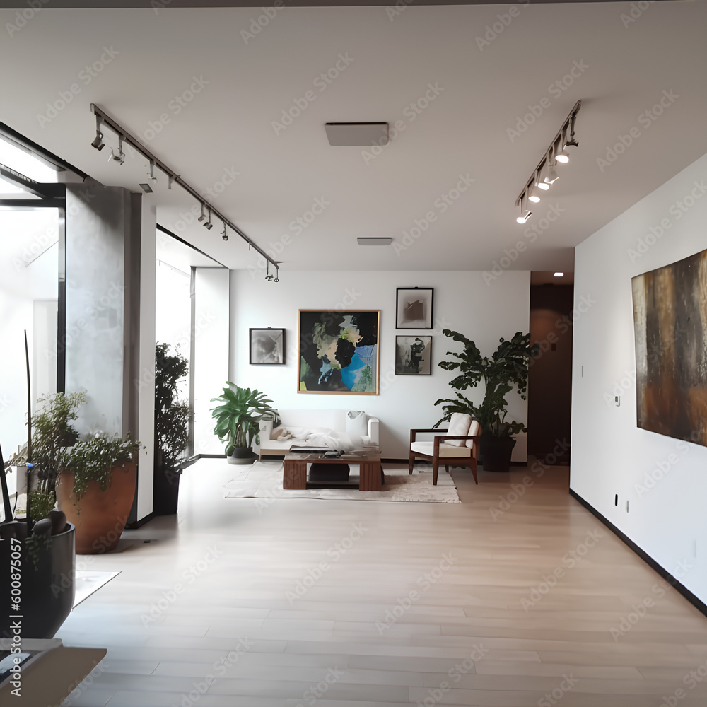 Fototapeta premium Modern living room.