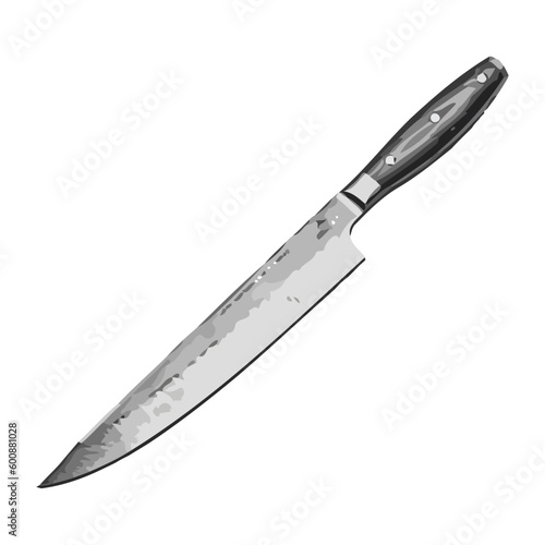 Sharp steel knife