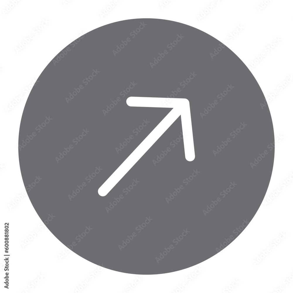 up right arrow icon north east pointing arrow symbol up right arrow icon north east pointing arrow symbol