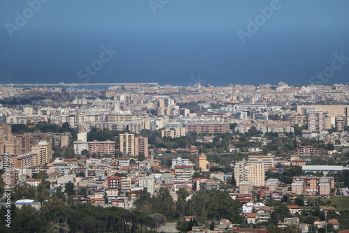 View from Monreale to Palermo, Sicily Italy