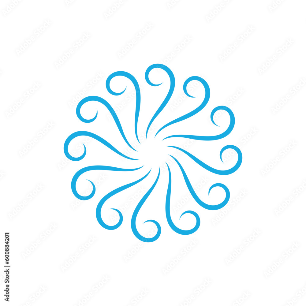 new design for any logo. beautiful rounded logo. abstract floral design new design for any logo. beautiful rounded logo. abstract floral design