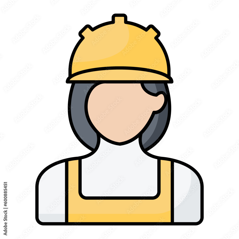 Engineer Line Color Icon