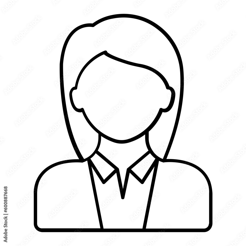 Manager Thin Line Icon Manager Thin Line Icon