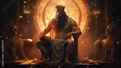 The Ultimate Warrior: Ares, God of War and Courage in Greek Mythology by Generative AI