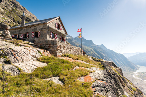Lauteraarhütte on a sunny summer day