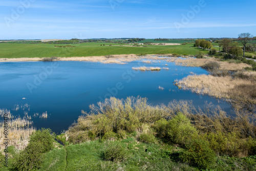 Small lake in Warmia, northern Poland, Europe