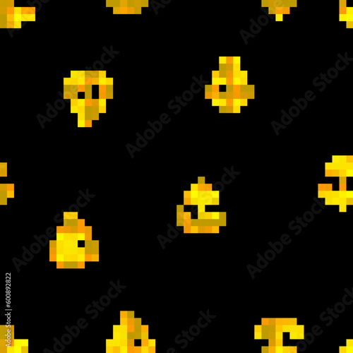 Marine pattern In retro style.