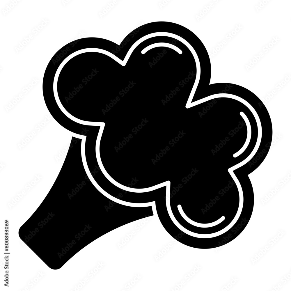 Cauliflower Glyph Icon Cauliflower Glyph Icon