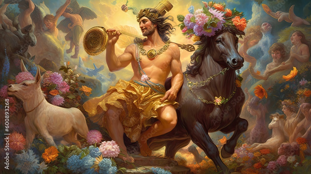 The Cunning One: Hermes, the God of Thieves and Tricksters in Ancient Mythology by Generative AI