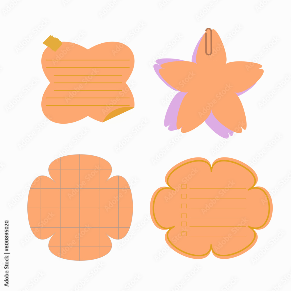 set of cute sticker notes set of cute sticker notes
