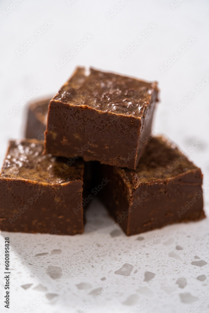 Homemade chocolate peanut butter fudge Homemade chocolate peanut butter fudge