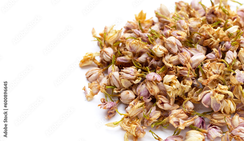 Dried jasmine flowers for tea