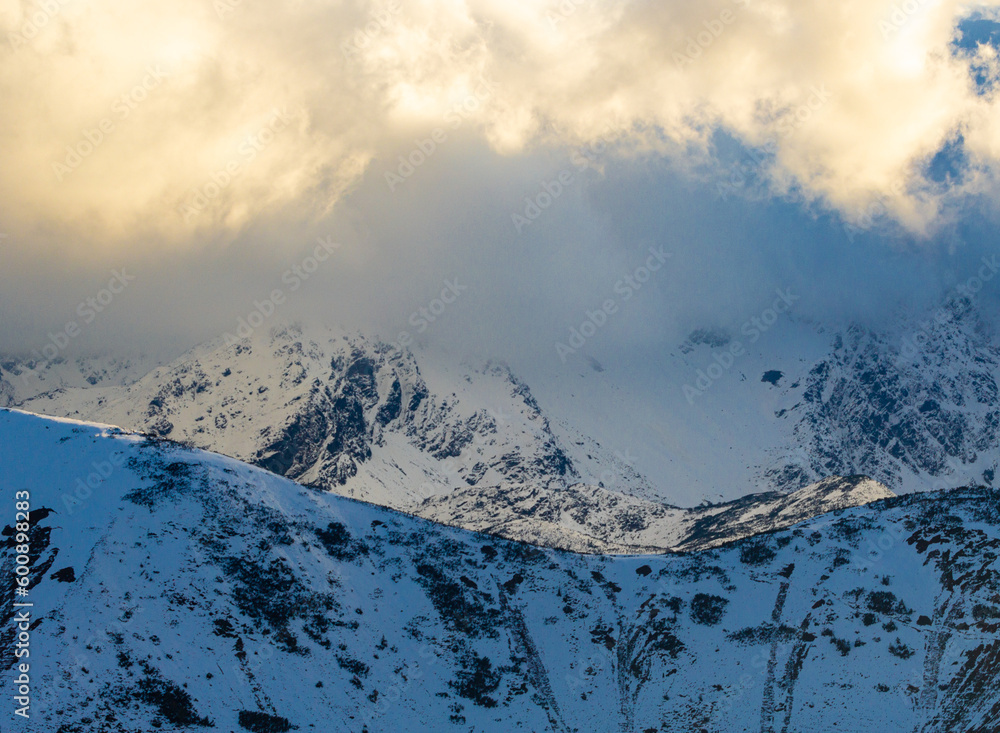 Late autumn and beginning of winter Tatra Mountains - Rakon and Wolowiec mountains	
