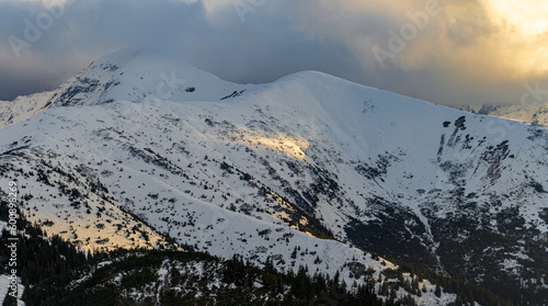 Late autumn and beginning of winter Tatra Mountains - Rakon and Wolowiec mountains   © sanzios