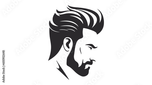 Man vector logo. Icon of man silhouette vector illustration