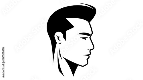 Man vector logo. Icon of man silhouette vector illustration