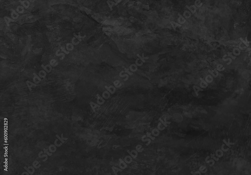 Black background with marbled vintage grunge texture, old dark and light black and charcoal gray stone or rock wall, solid black paper in rich fancy elegant design, textured pattern  © Arlenta Apostrophe