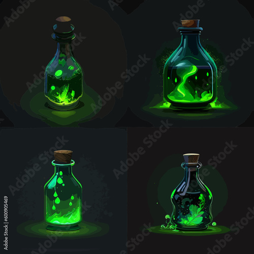 Magic potion and test tube