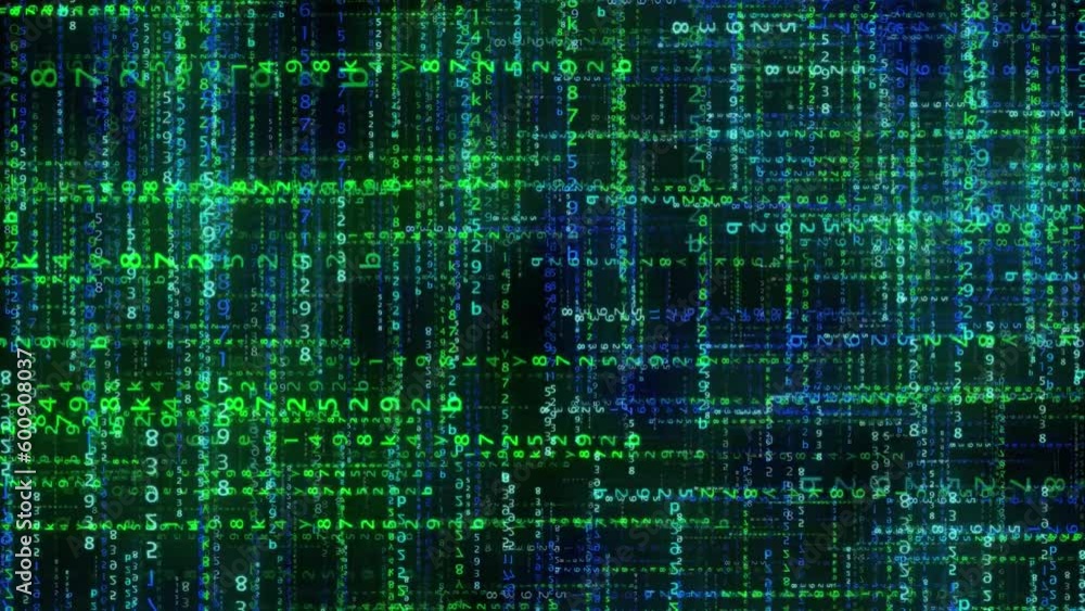 Numbers and codes of hackers in the computer Numbers and codes of hackers in the computer