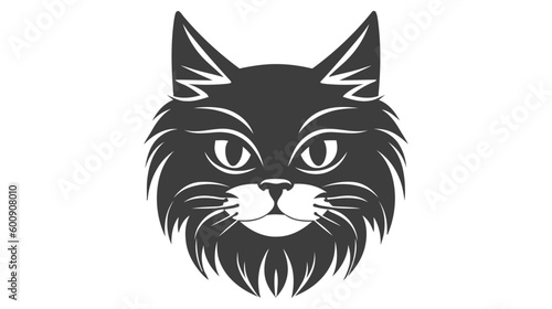 Cat Logo. Vector illustration of cat logo on white background © artisttop