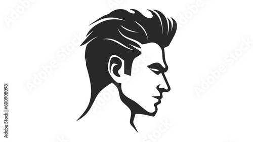 Man vector logo. Icon of man silhouette vector illustration