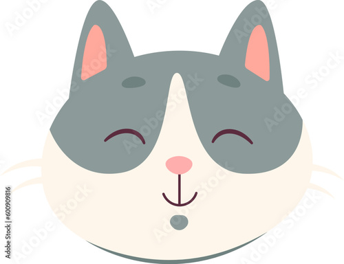 Satisfied Cat Face