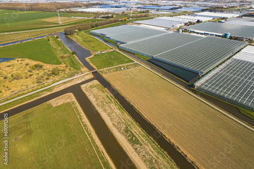 Huge field of solar panels, Netherlands. High quality photo