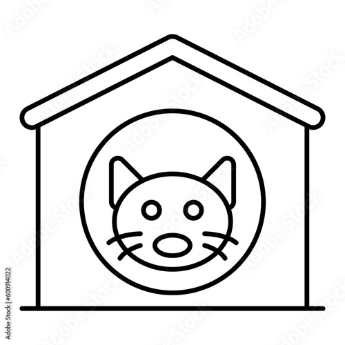 Pet Keeping Thin Line Icon