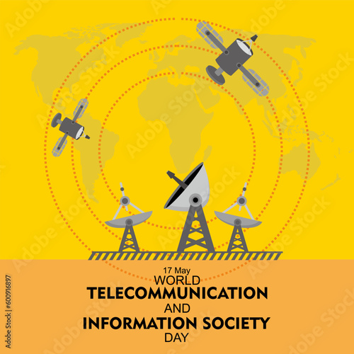 World Telecommunication and information society day, poster and banner, 17 May