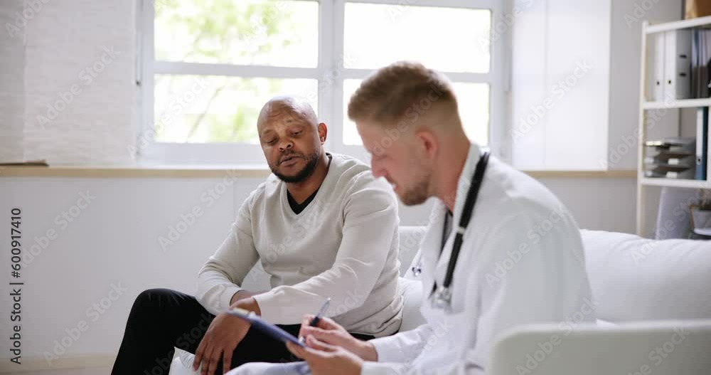 Home Care Elder Patient Talking Home Care Elder Patient Talking