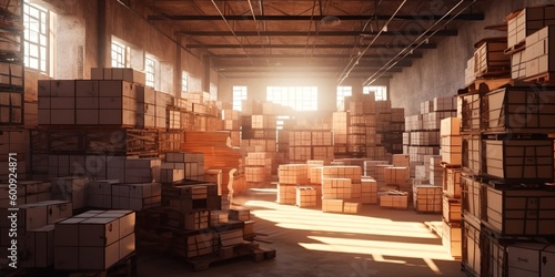 Warehouse, generative AI © progressman