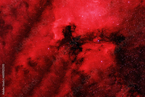 Fototapeta Naklejka Na Ścianę i Meble -  Red space nebula in far space. Elements of this image furnishing NASA.