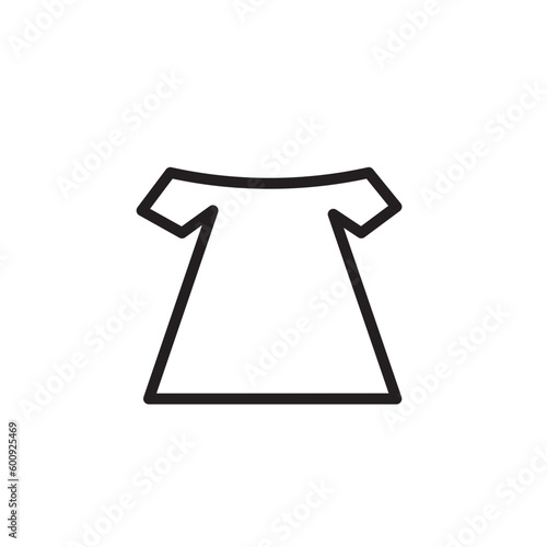 Blouse Clothing Crop Outline Icon