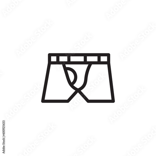 Clothes Panties Trunks Outline Icon