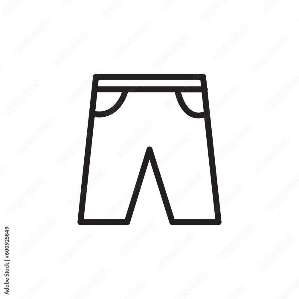 Breeches Pants Trouser Outline Icon Breeches Pants Trouser Outline Icon