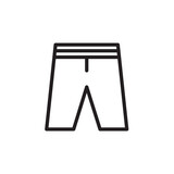 Breeches Pants Trouser Outline Icon