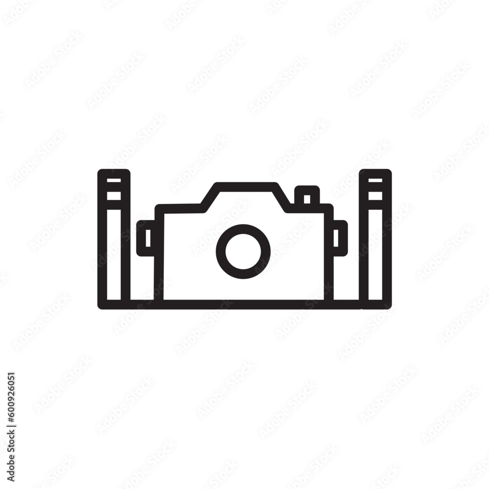 Camera Diving Marine Outline Icon
