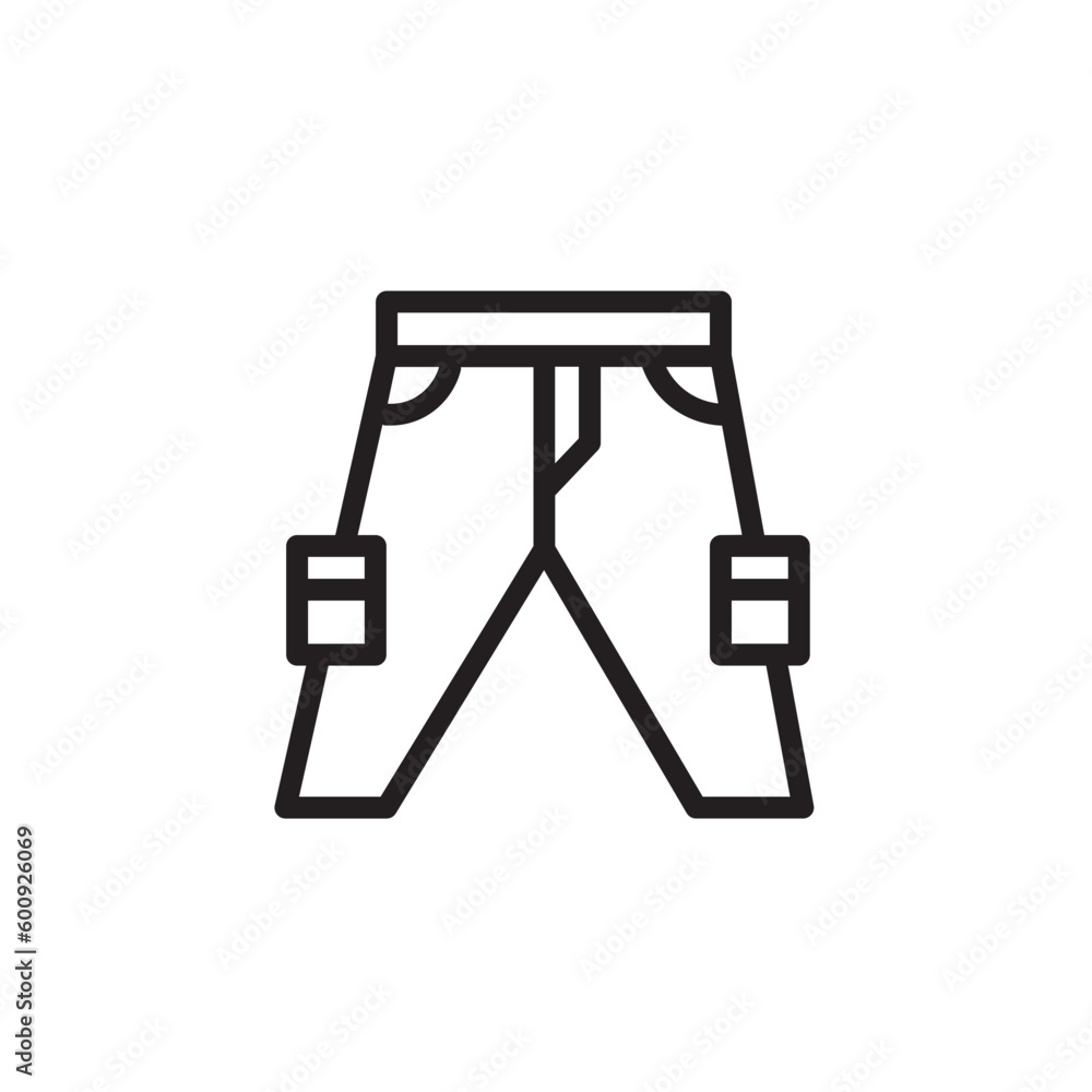 Cargo Pants Pants Outline Icon Cargo Pants Pants Outline Icon