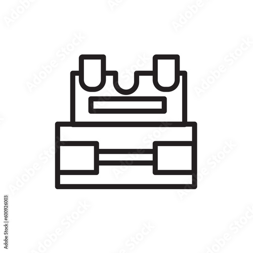 Jacket Military Army Outline Icon