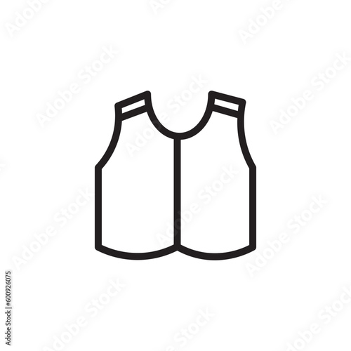 Casual Clothes Jacket Outline Icon