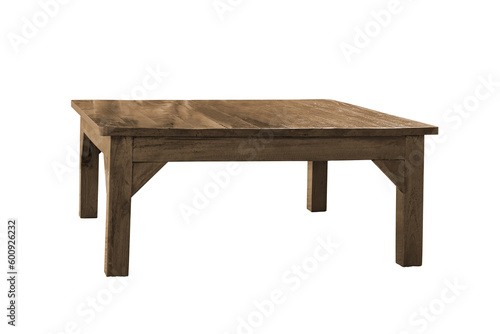 Low wooden table