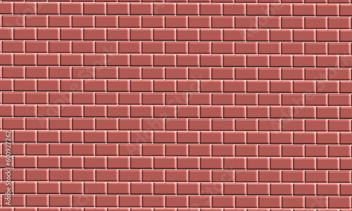 red brick wall texture. red brick wall background. red brick wall. abstract background. 3D background. 3D red brick wall