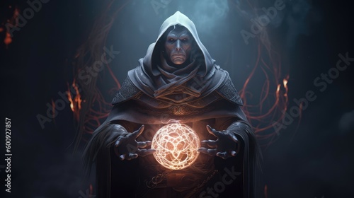 image generated by artificial intelligence, character design, void arcanist, mist, photorealistic, octane render, unreal engine, hyper detailed, volumetric lighting