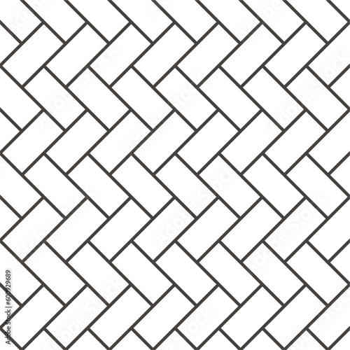 The seamless simple design of the modern pattern