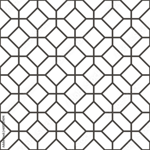 The seamless simple design of the modern pattern