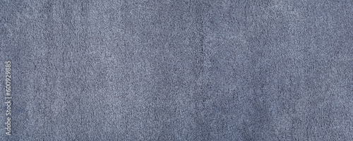 Texture of grey carpet as background, closeup. Banner design