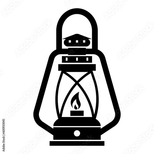 Oil lantern icon