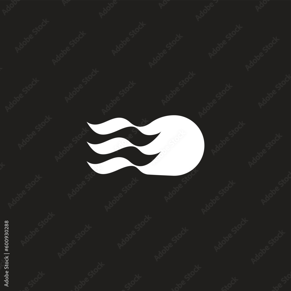 paper fly wind flag ribbon logo vector paper fly wind flag ribbon logo vector